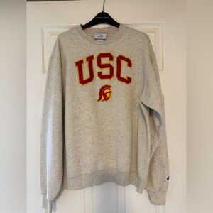 Champion USC Gray Sweater Unisex